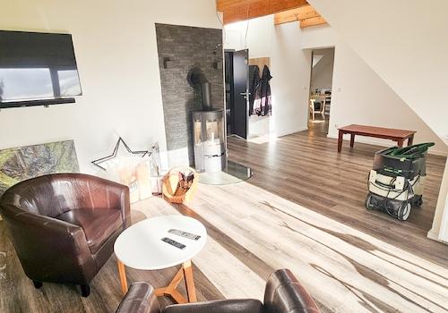 Wohnbereich im Dachgeschoss