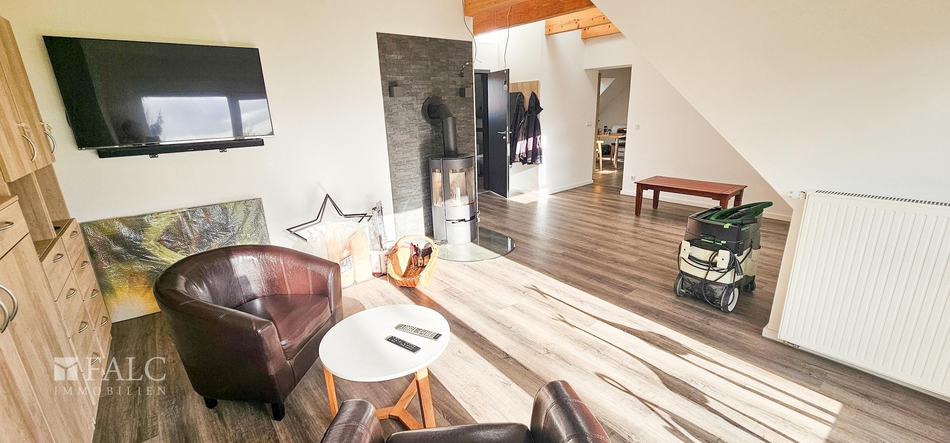 Wohnbereich im Dachgeschoss