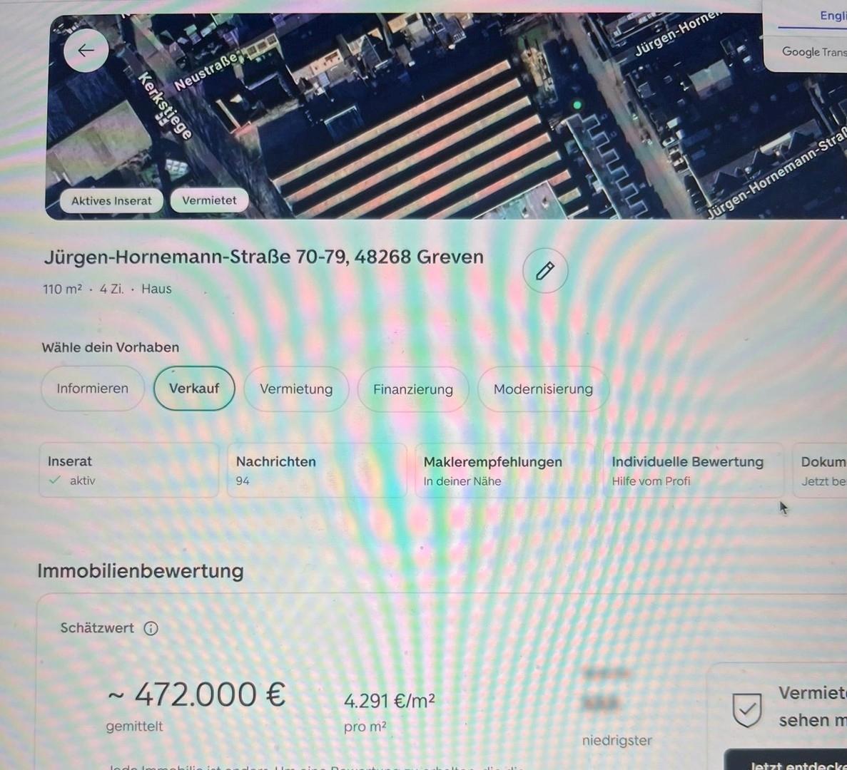 Wertermittlung Immoscout24 !
