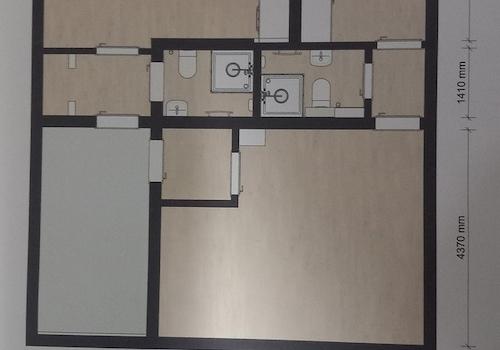 Grundriss einer Wohnung