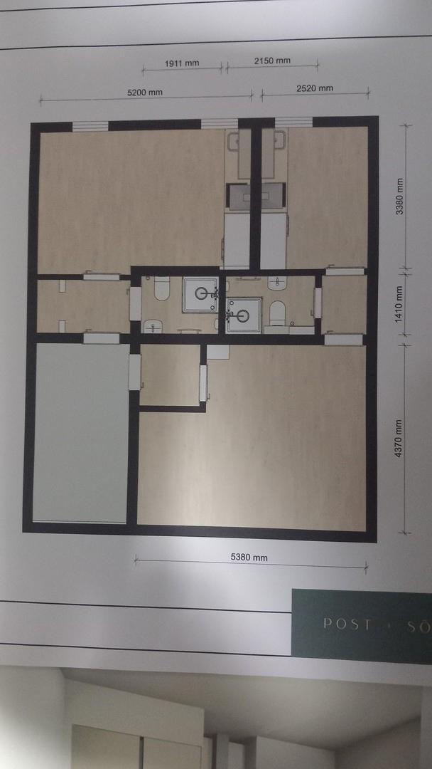 Grundriss einer Wohnung