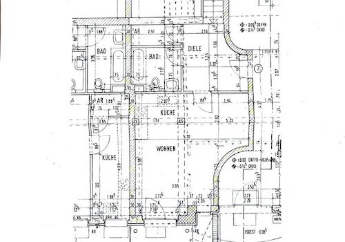 Grundriss mit Details