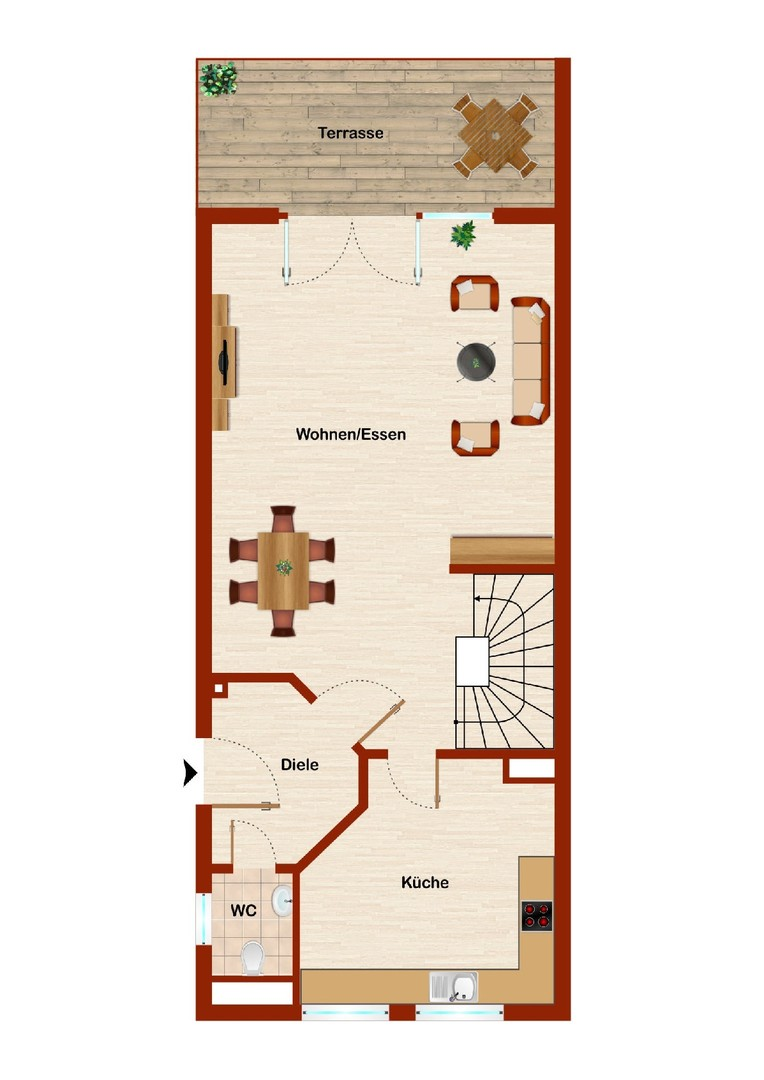 Grundriss Erdgeschoss