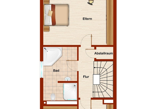 Grundriss Obergeschoss