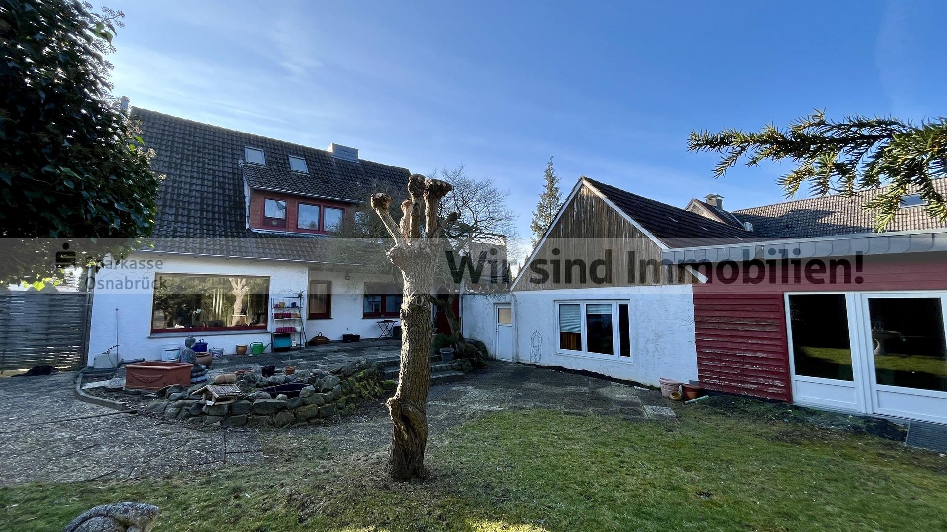 Rückansi. Haus, Praxis, Anbau