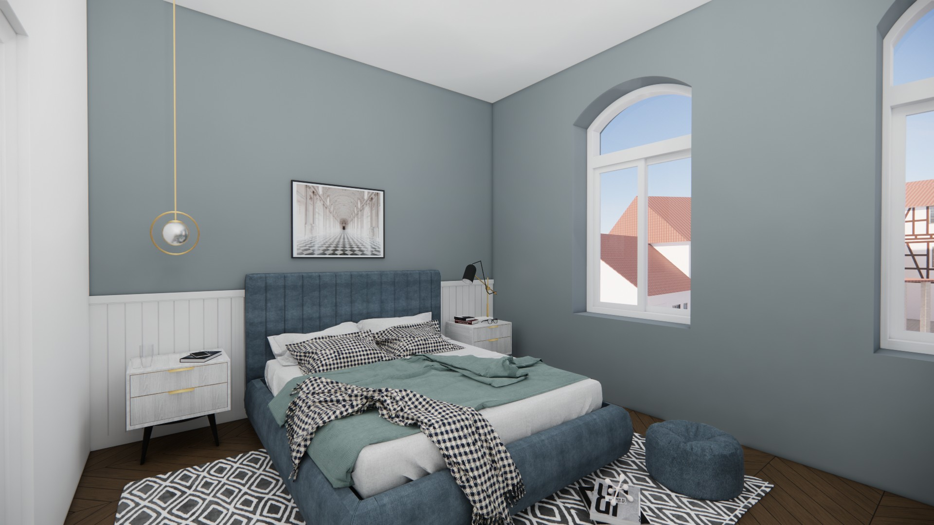 Schlafzimmer 1 (Entwurf)