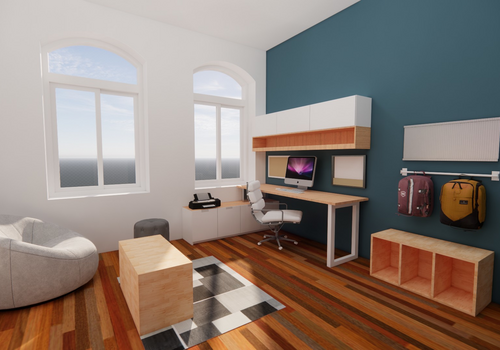 Arbeitszimmer (Entwurf)