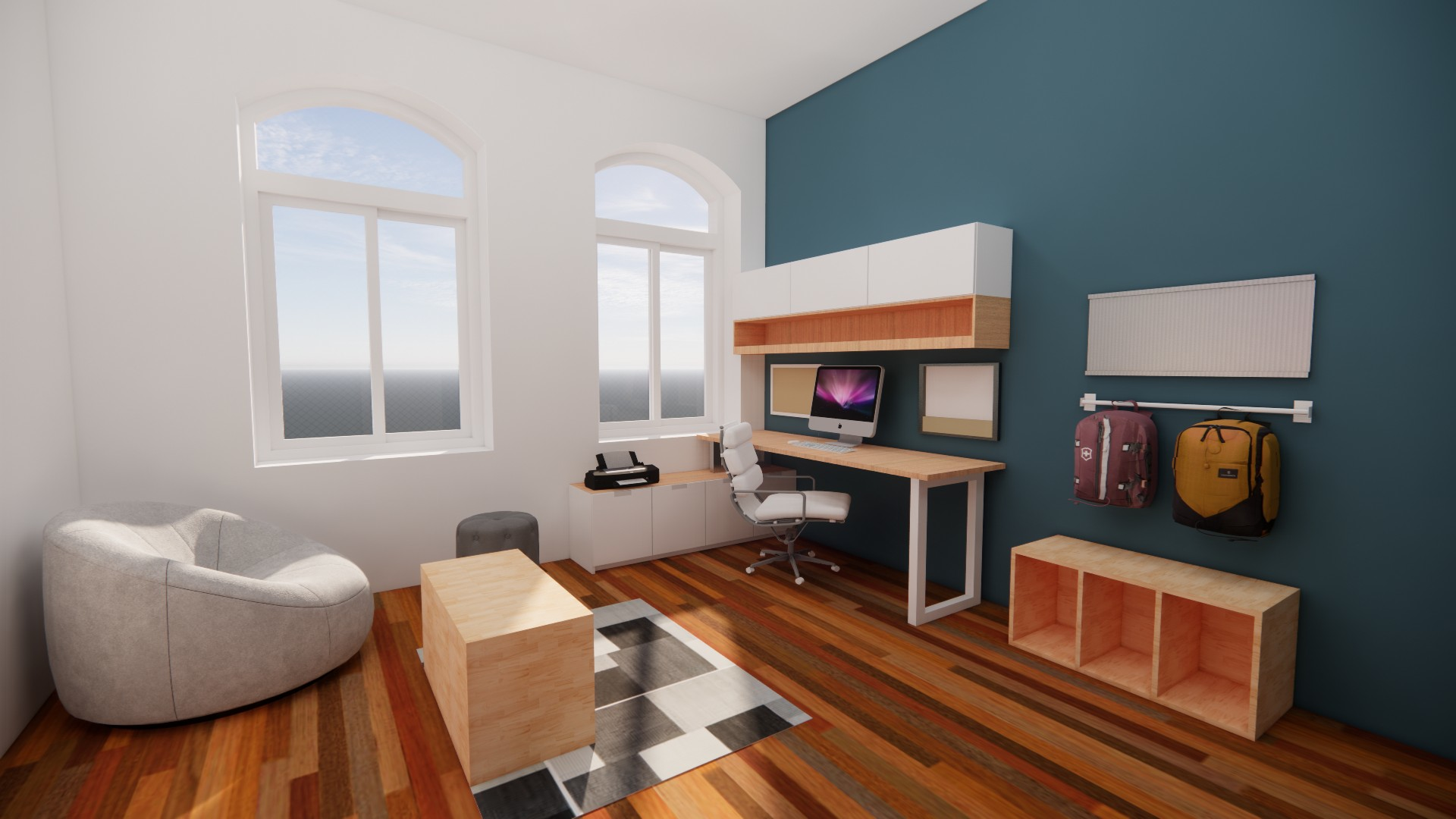 Arbeitszimmer (Entwurf)