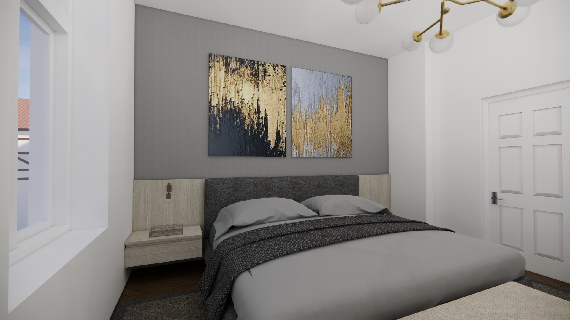 Schlafzimmer 2 (Entwurf)