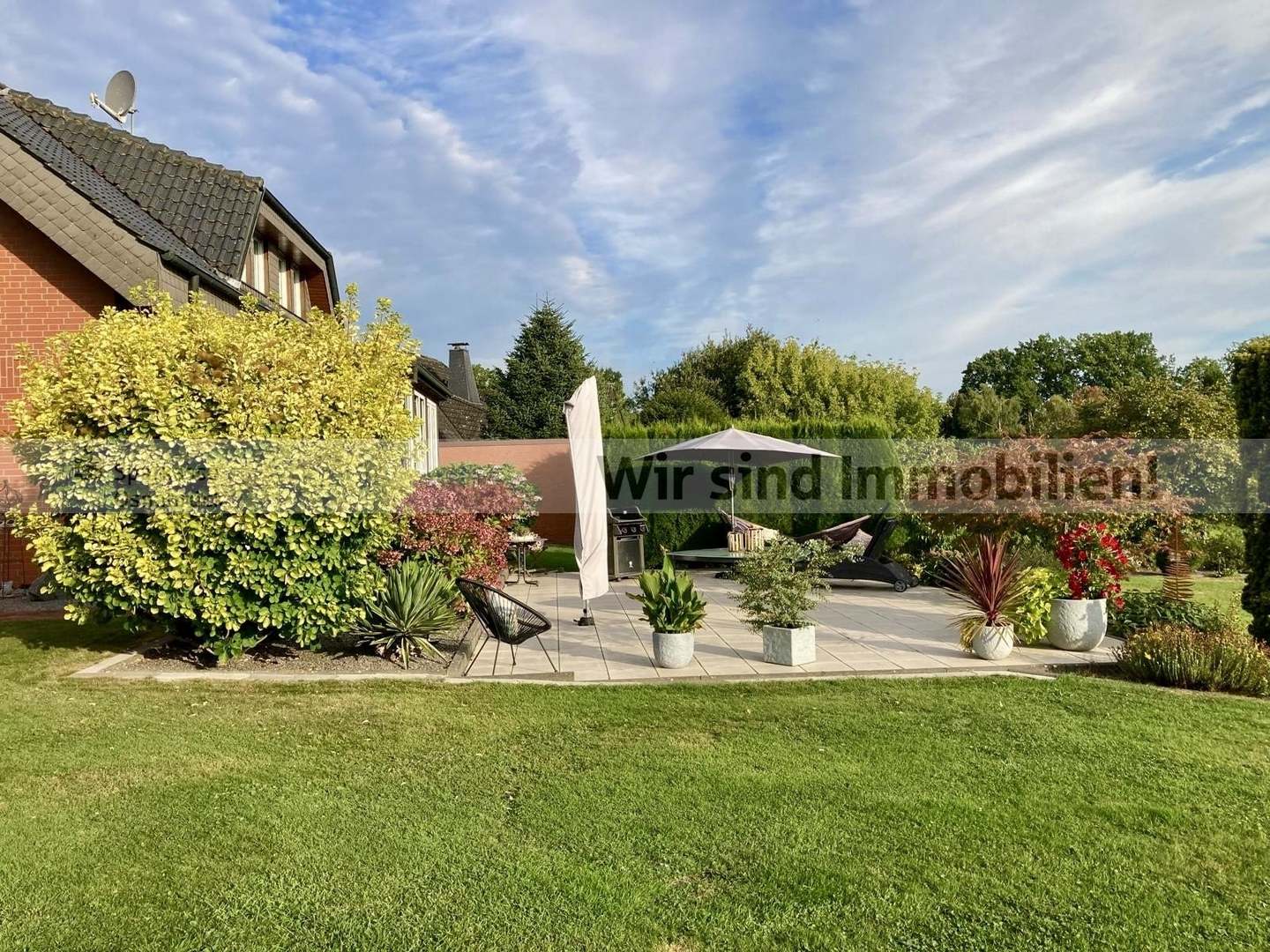 Blick auf die Terrasse