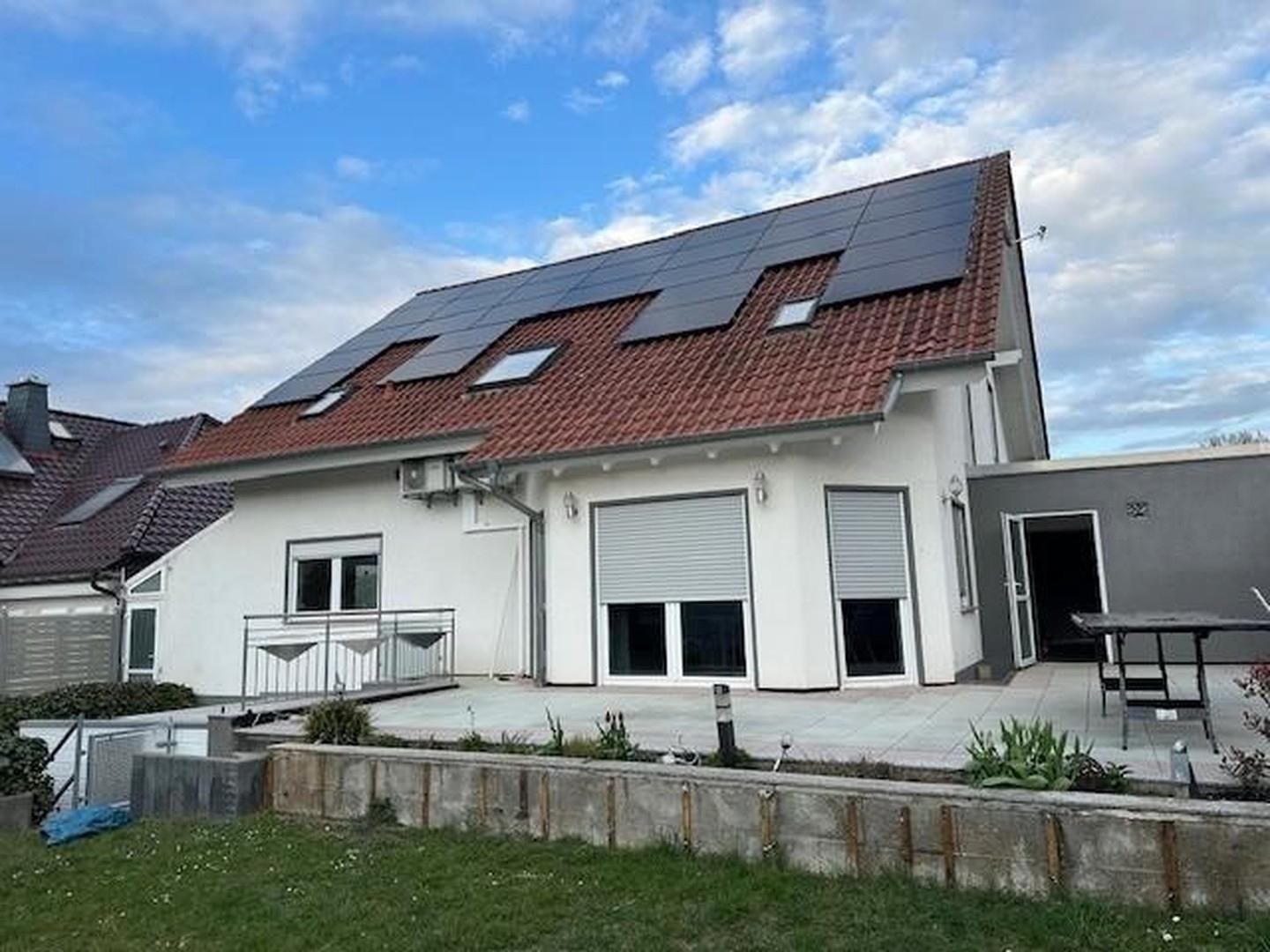 Gartenansicht/Photovoltaik