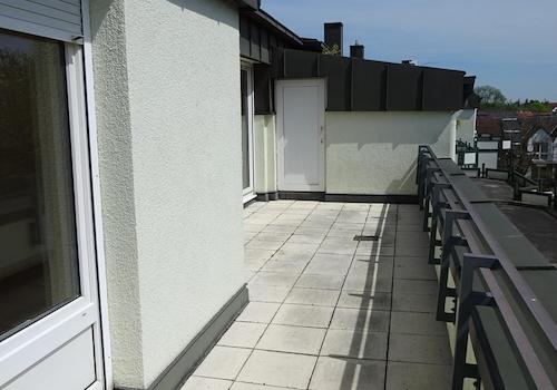 Dachterrasse Süd/Ost Seite