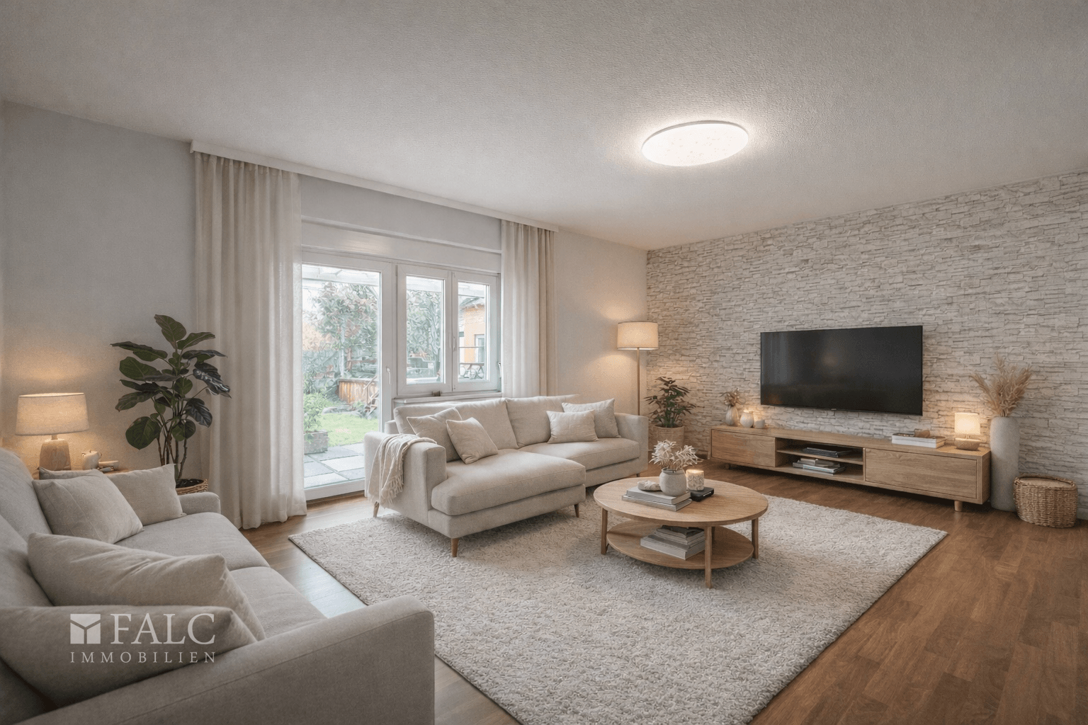 Wohnzimmer Einliegerwohnung (Einrichtung digital)