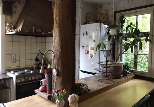 Küche mit Frühstückstheke