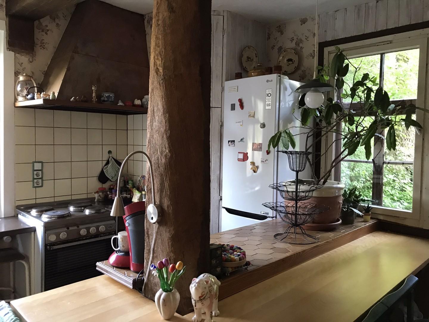 Küche mit Frühstückstheke