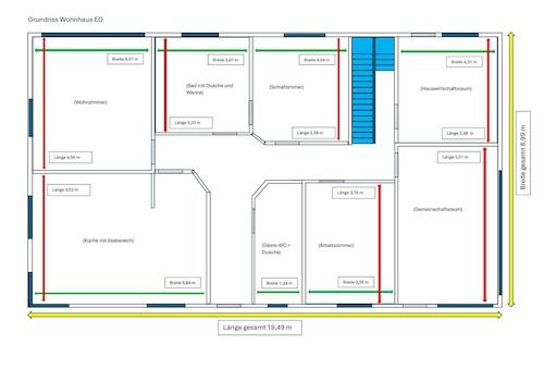 Grundriss Wohnhaus EG