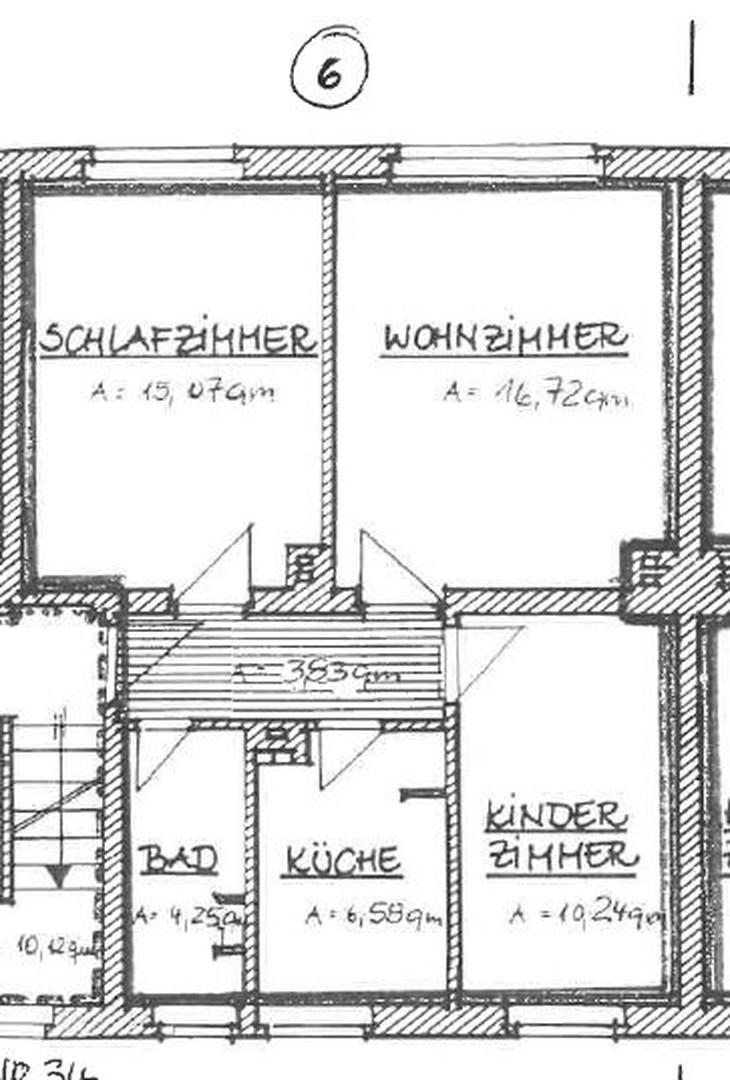 Grundriss der Wohnung