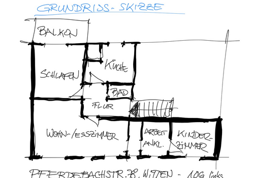 Grundriss-Skizze