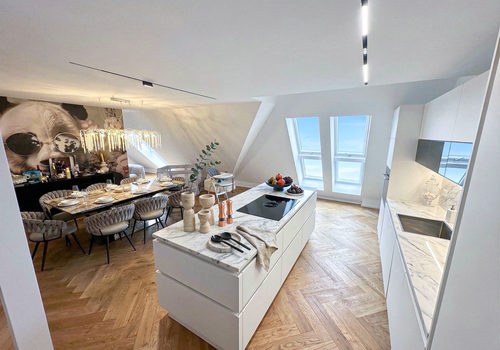 Küche- und Essbereich