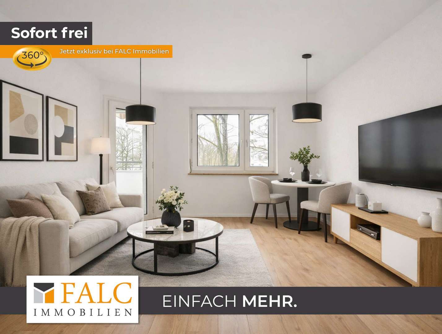 Wohnzimmer KI generiert