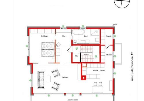 Grundriss Penthouse