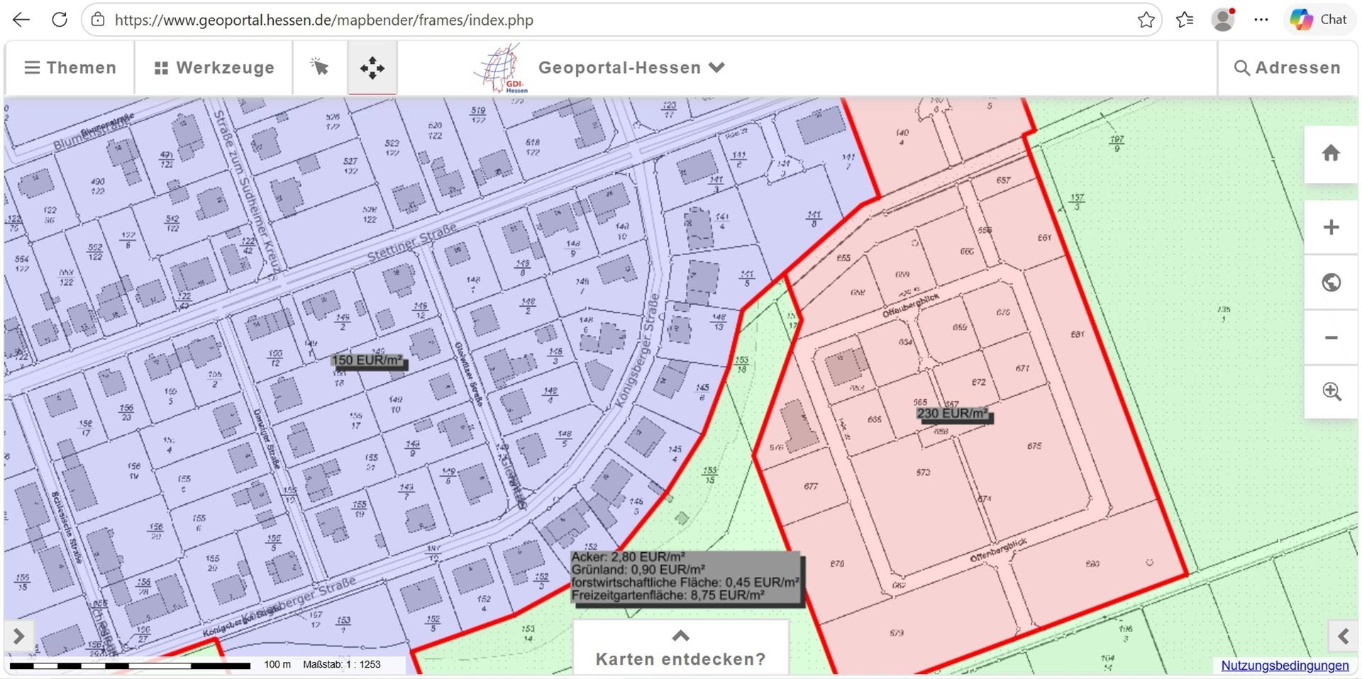 Bodenrichtwerte Hofgeismar