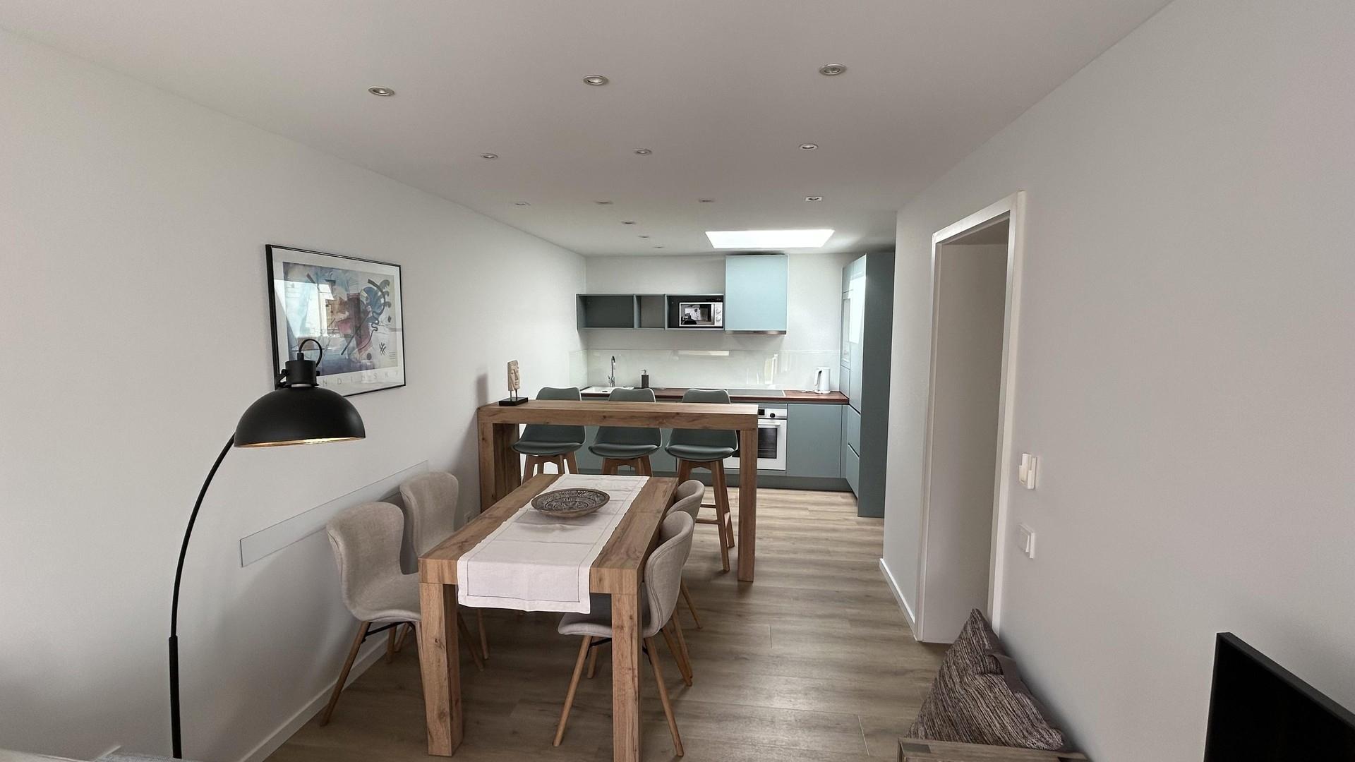 Essplatz und Einbauküche