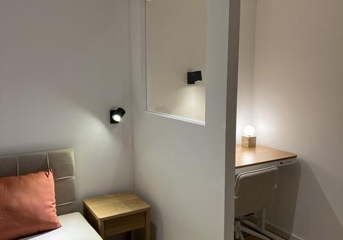 abgetrenntes Home-Office