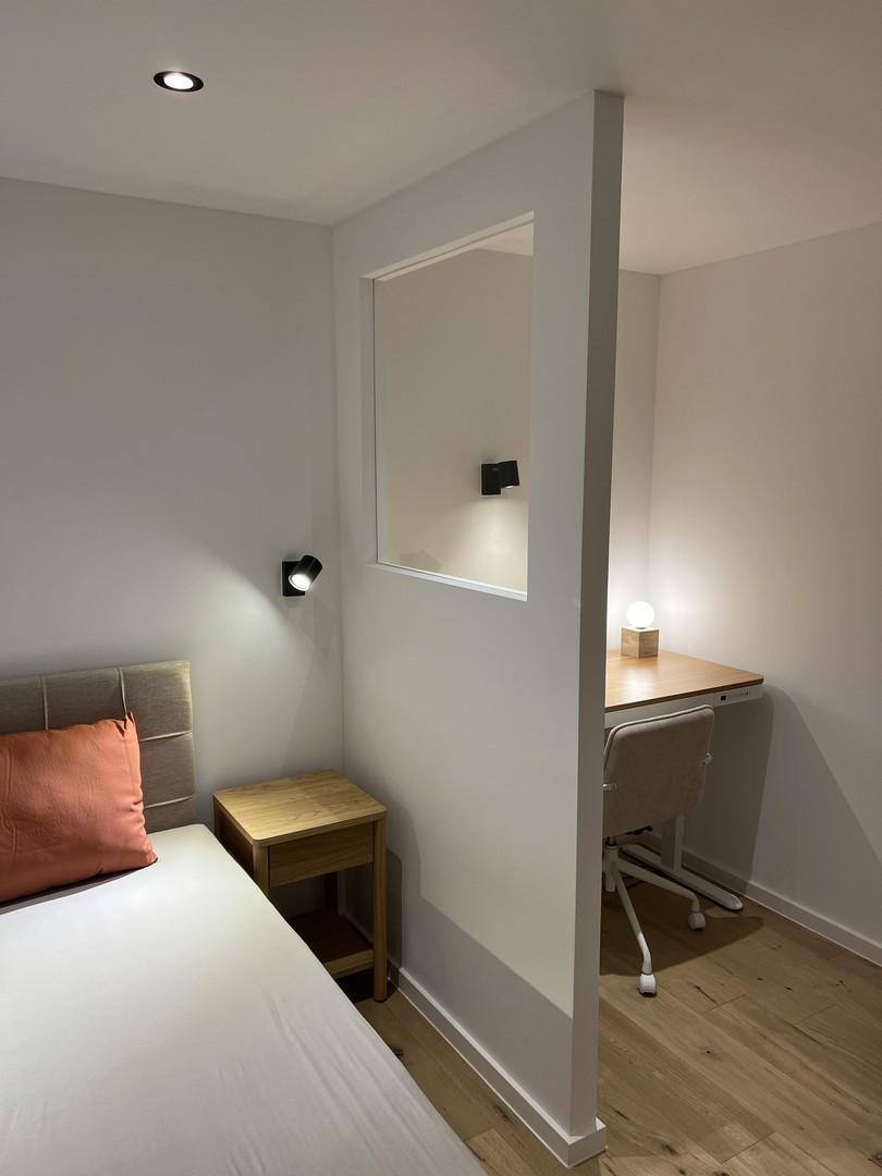 abgetrenntes Home-Office