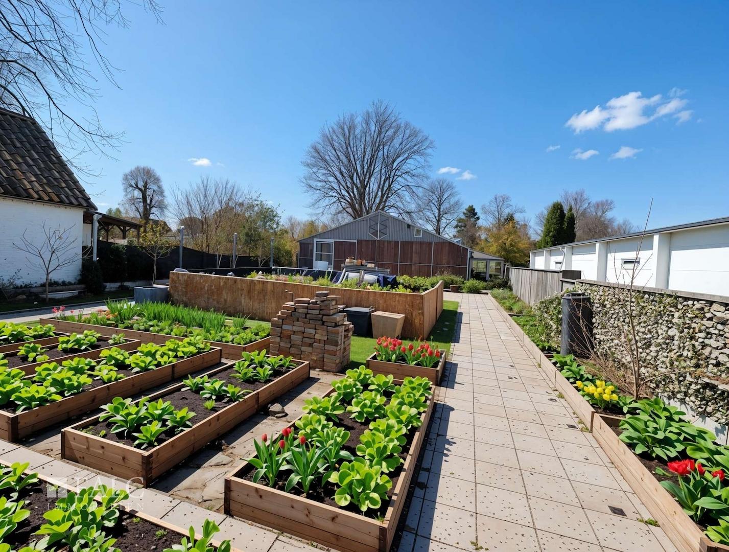 ...un so könnte der Garten in Zukunft aussehen.