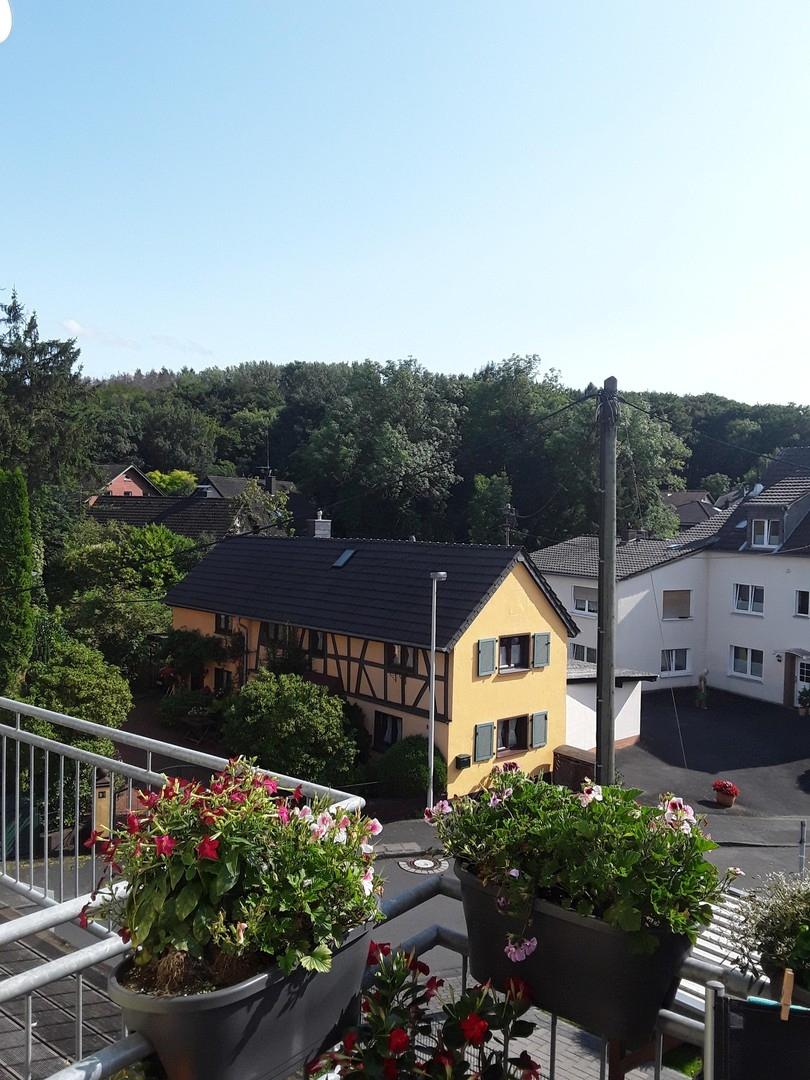 Ausblick vom Balkon