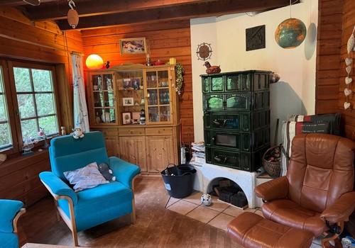 Wohnzimmer EG, Kaminofen