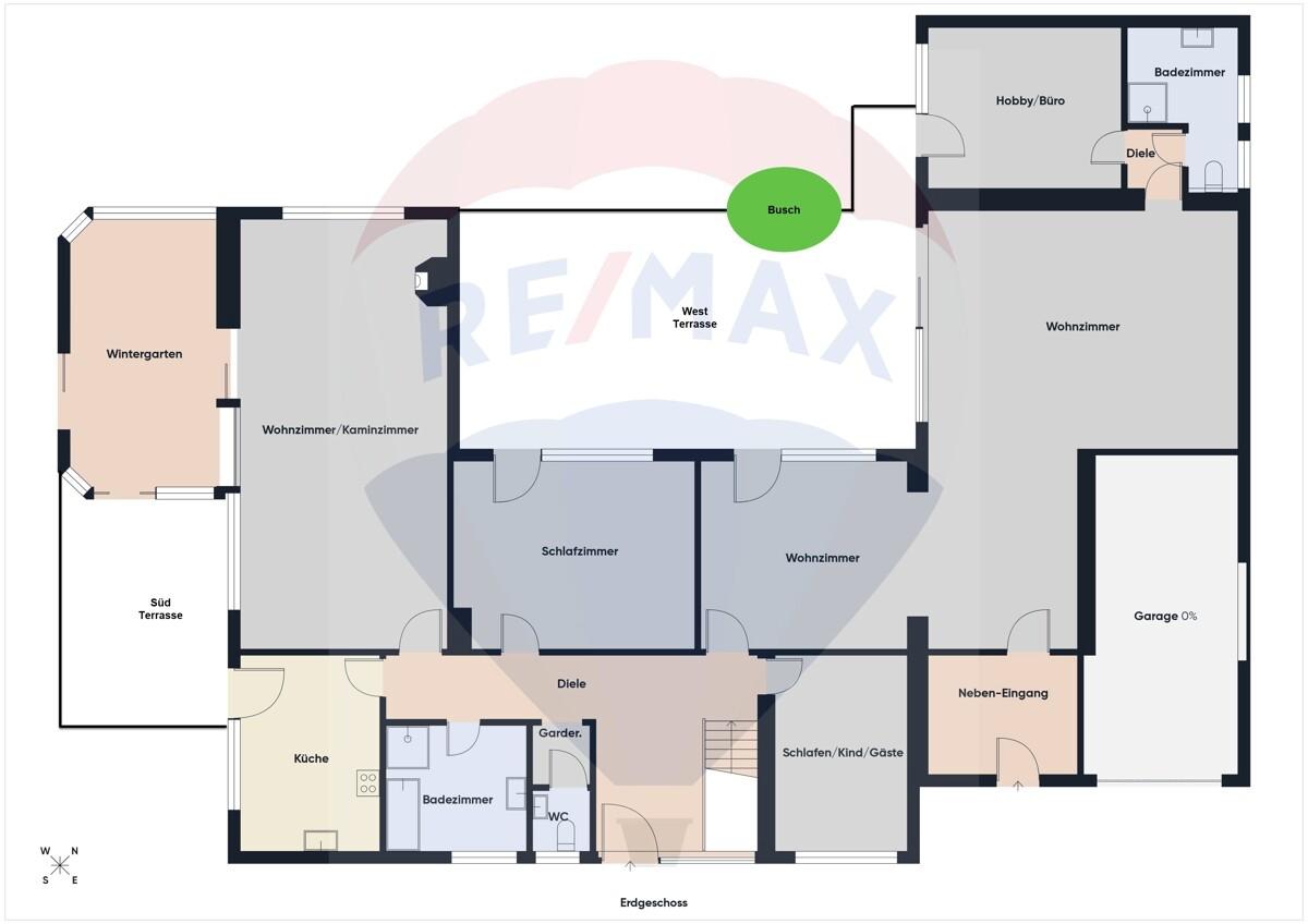 Darstellung Erdgeschoss