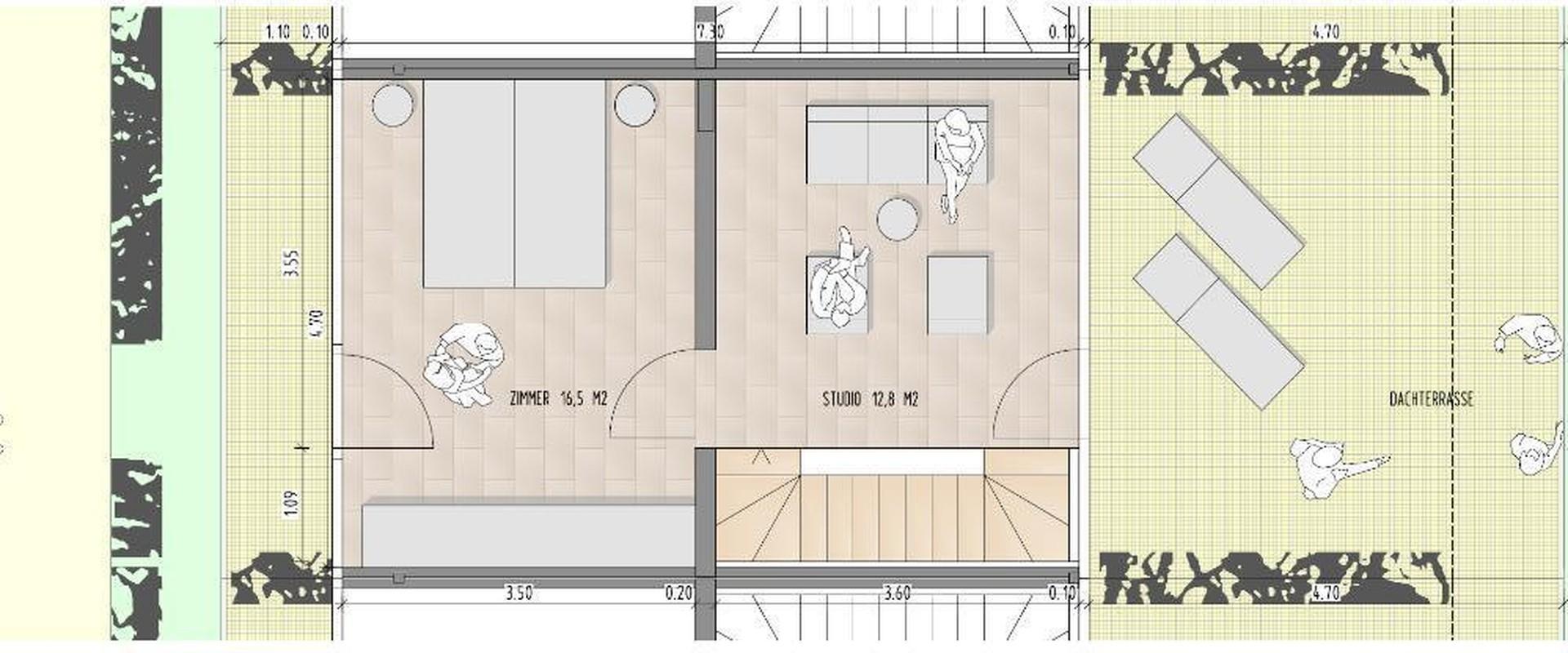 Grundriss DG / Penthouse