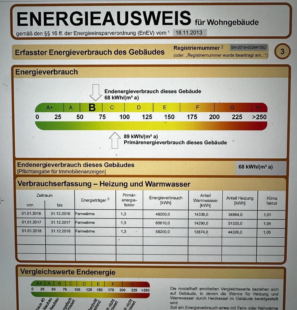 Engergieausweis B
