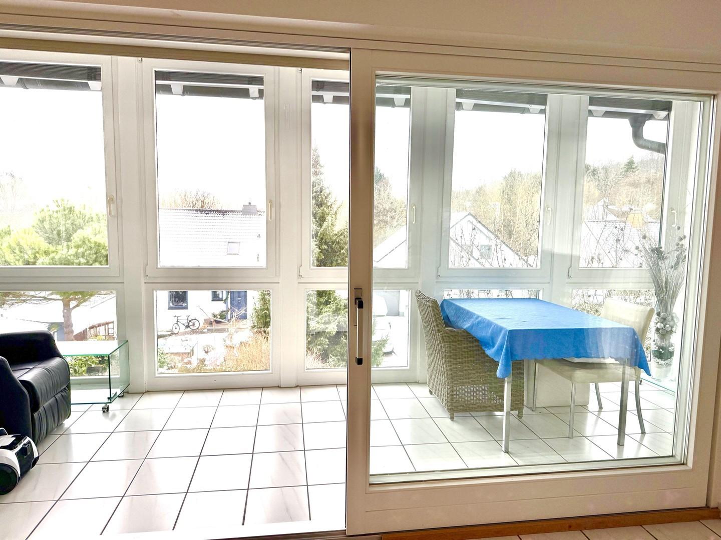 Fußbodenheizung im Wintergart.