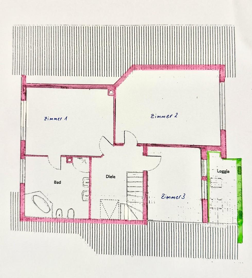 OG 3 Zimmer+Tageslichtbad