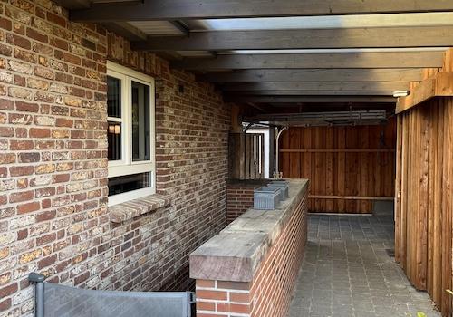 Überdachung Kelleraufgang