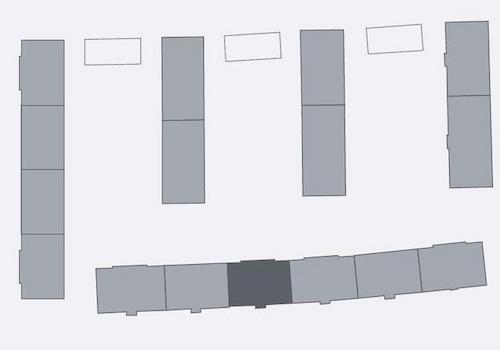 Lage Gebäude in Wohnanlage