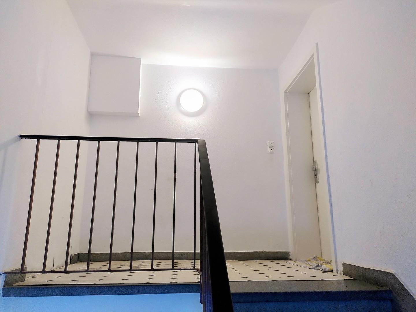 Treppenhaus, Platz für Schrank