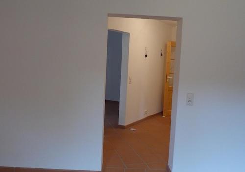 Blick Wohnzimmer Flur Einliege