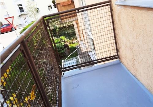 Balkon bei der Küche