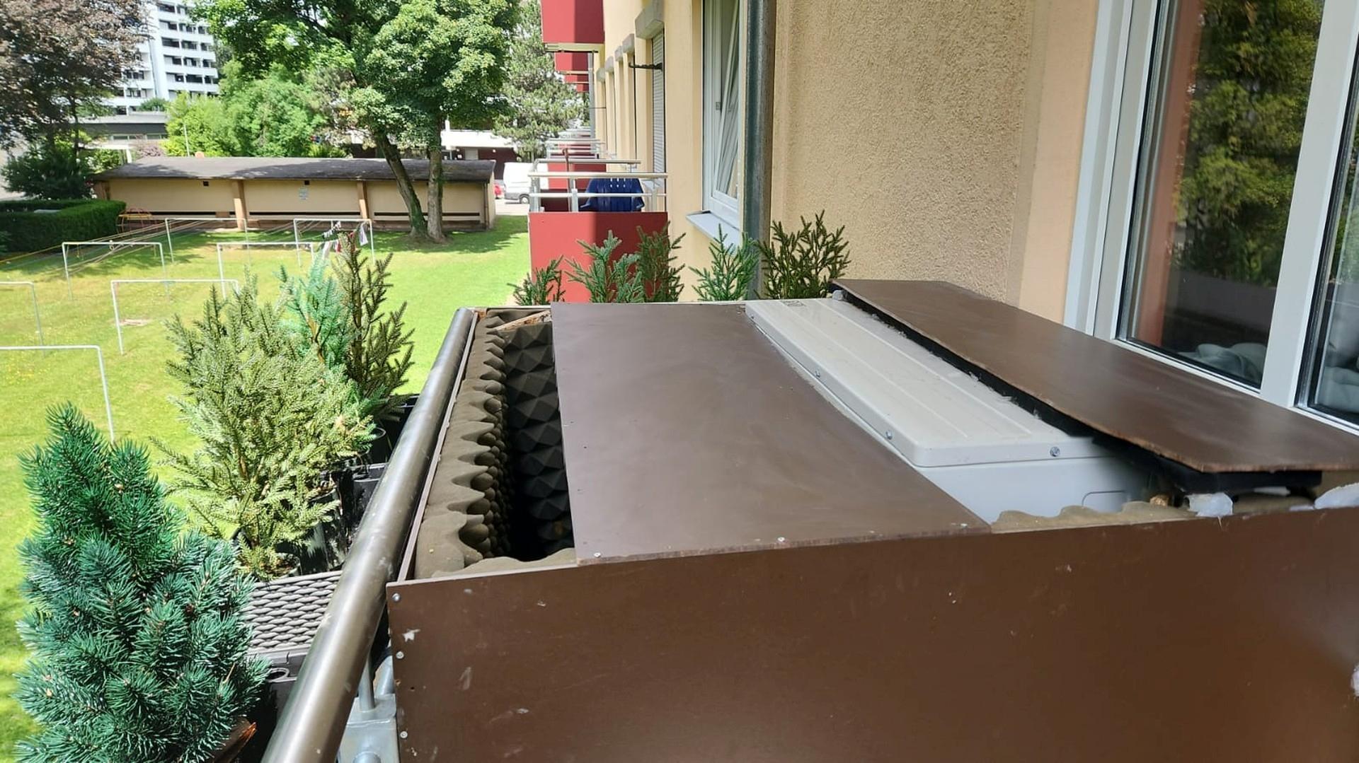 Balkon bei dem Wohnzimmer