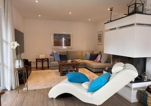 Wohnzimmer mit Ruheecke