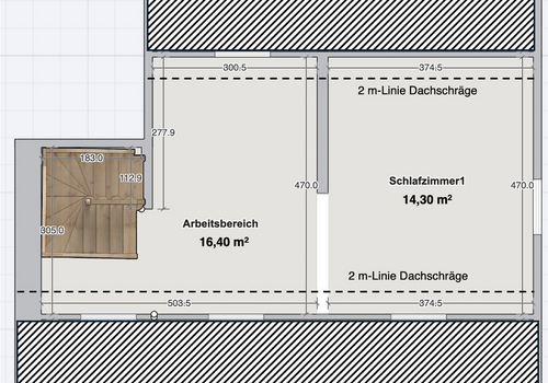 Grundriss Obere Etage
