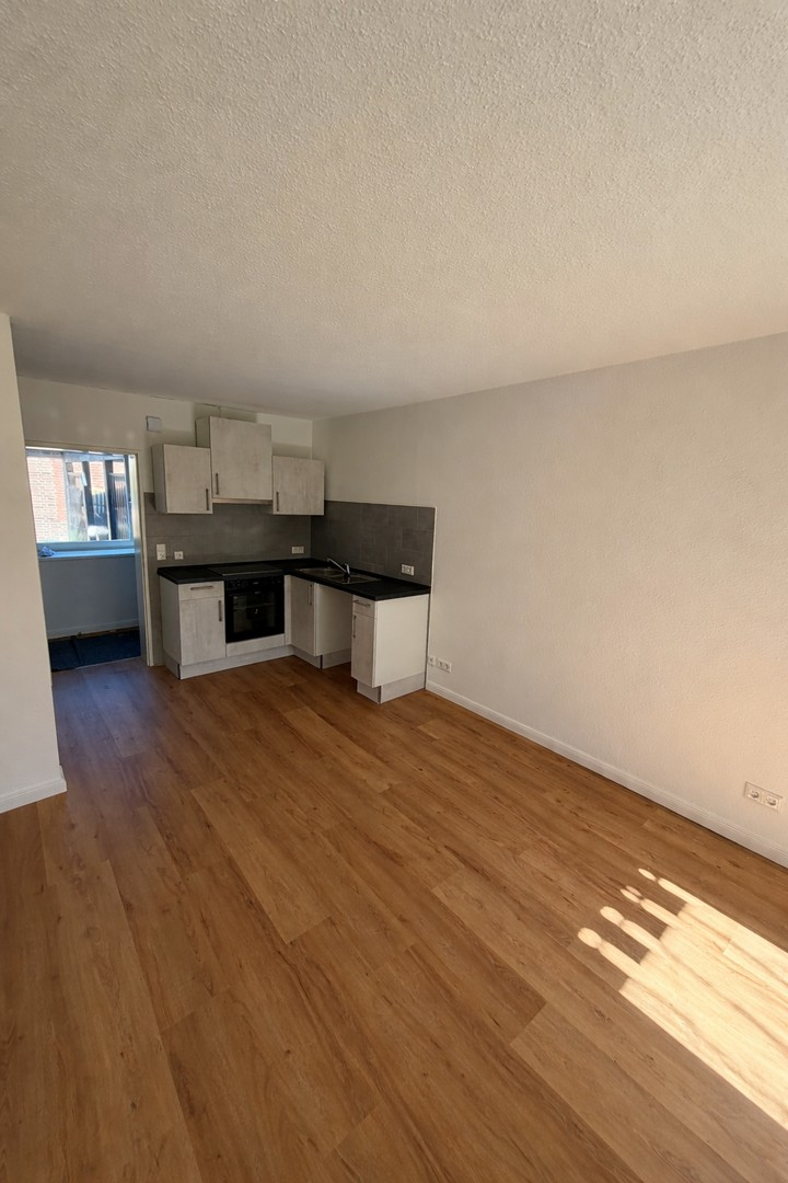 Wohnzimmer mit Küchenzeile