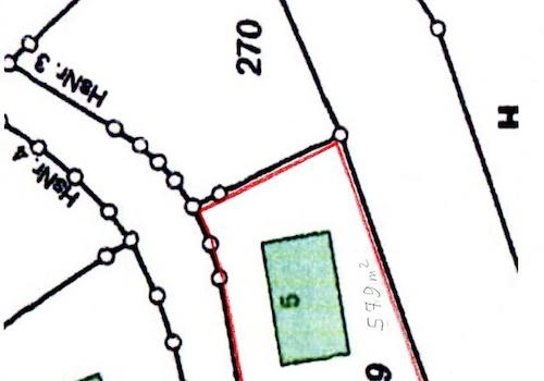 Lage Neubau auf dem Grund