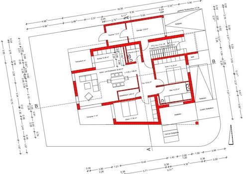 Grundriss Wohnung EG