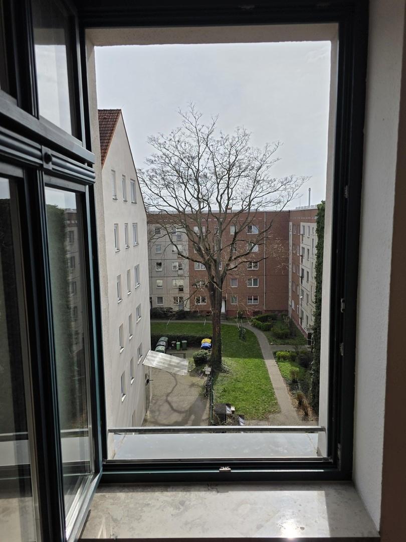 Blick aus dem Fenster