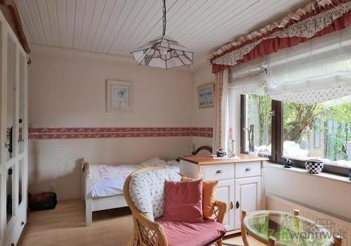 Blick ins Schlafzimmer